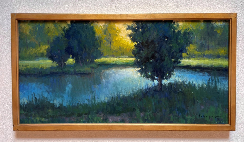 Green and Gold by Seth Winegar - Abend Gallery - Seth Winegar