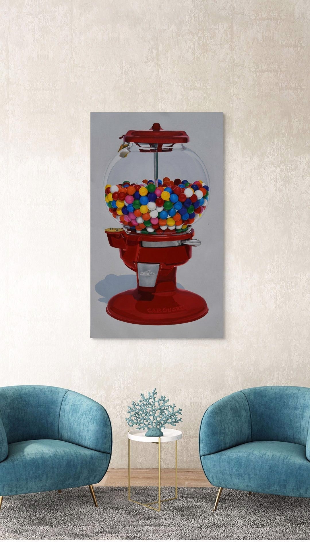 Gumball Machine by Suzy Smith - Abend Gallery - Suzy Smith