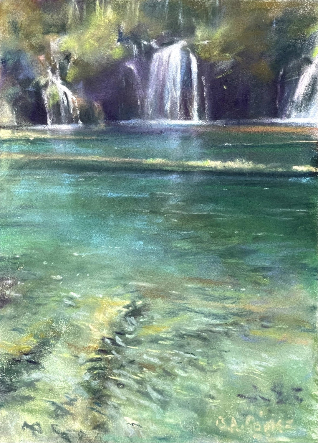 Hanging Lake by Bruce A Gómez - Abend Gallery - Bruce A Gómez