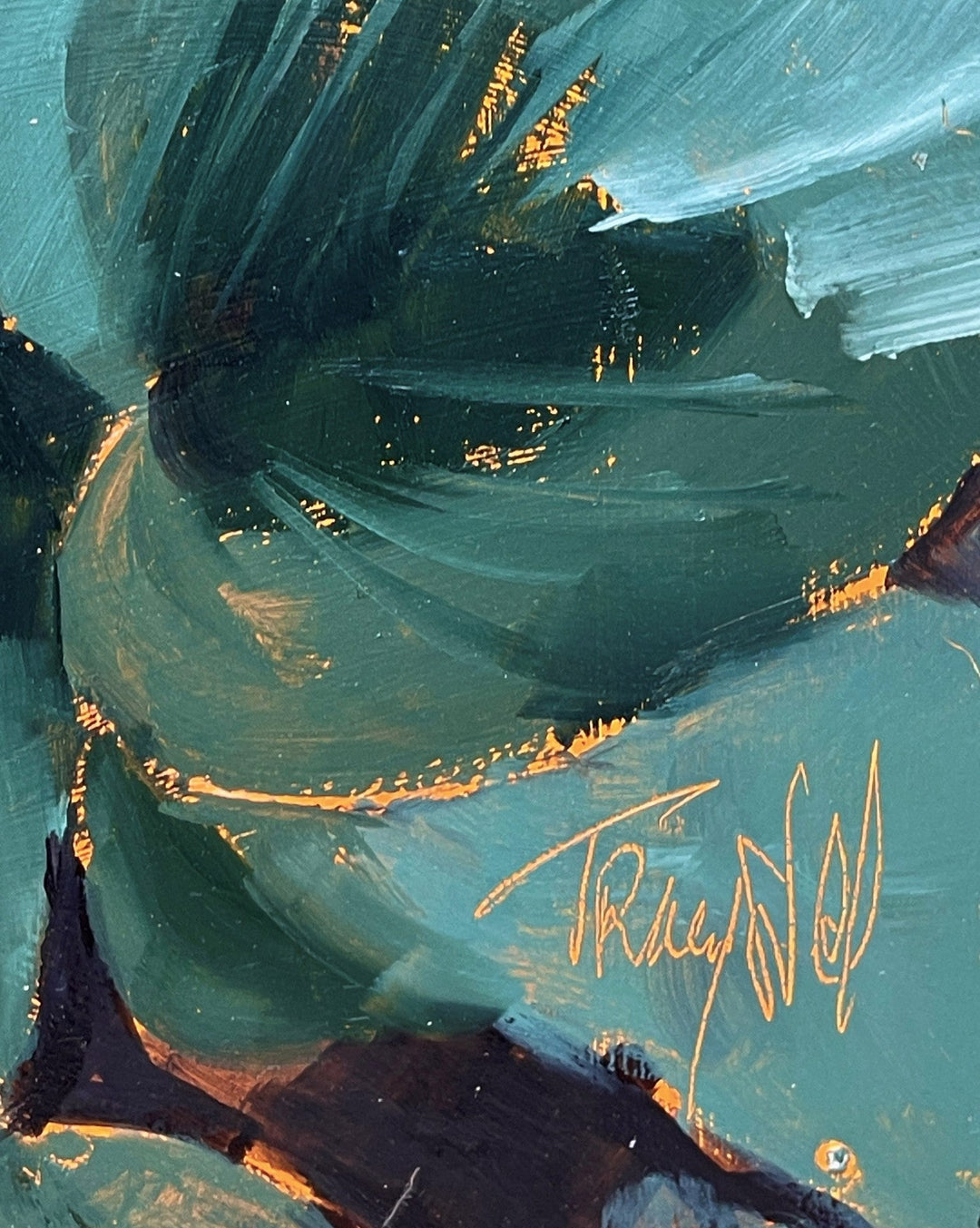 Hosta Party by Tracy Wall - Abend Gallery - Tracy Wall