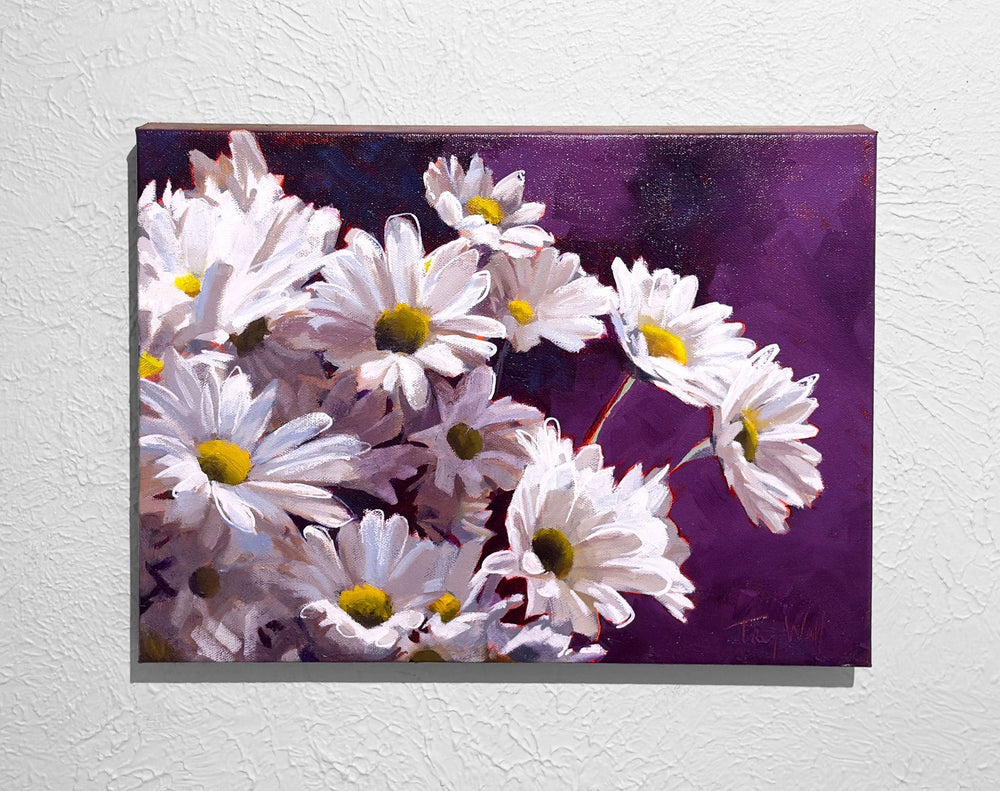 Joyful Daisies by Tracy Wall - Abend Gallery - Tracy Wall