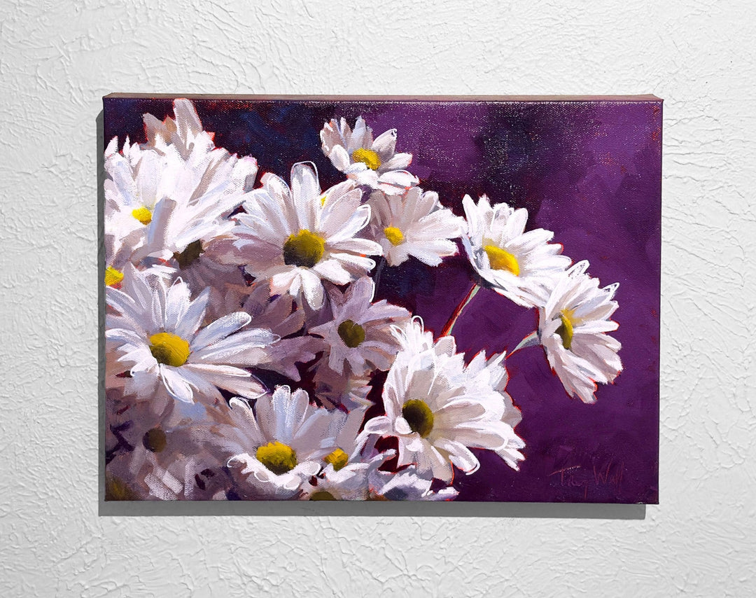 Joyful Daisies by Tracy Wall - Abend Gallery - Tracy Wall