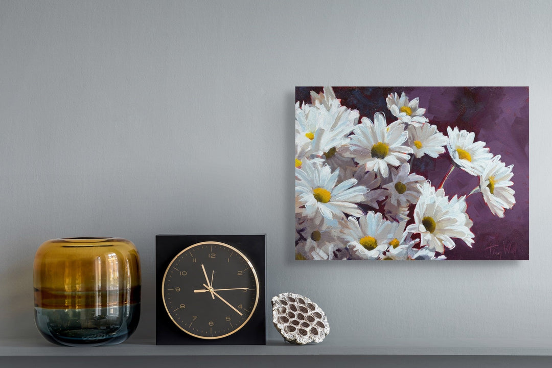 Joyful Daisies by Tracy Wall - Abend Gallery - Tracy Wall