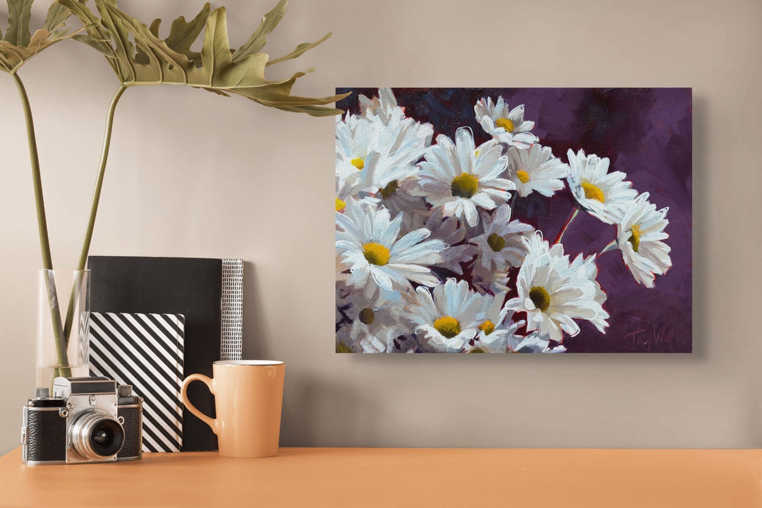 Joyful Daisies by Tracy Wall - Abend Gallery - Tracy Wall