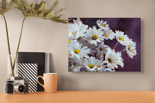 Joyful Daisies by Tracy Wall - Abend Gallery - Tracy Wall