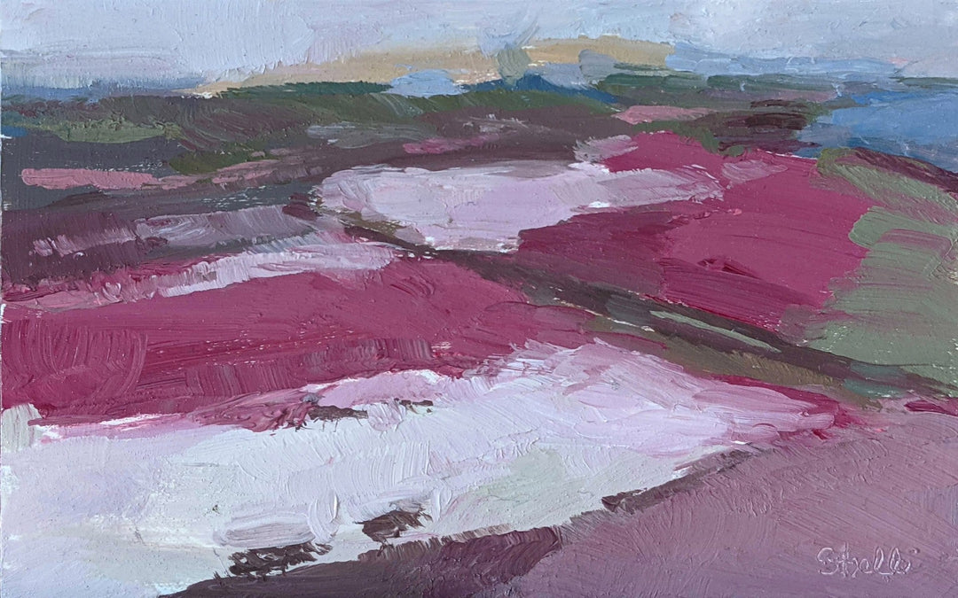 Landscape in Pink by Shelli Langdale - Abend Gallery - Shelli Langdale
