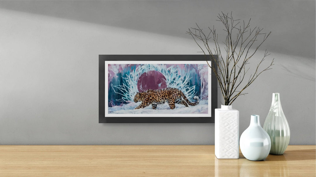 Lindsey Kustusch | The Amur Leopard | Limited Edition Print - Abend Gallery - Lindsey Kustusch