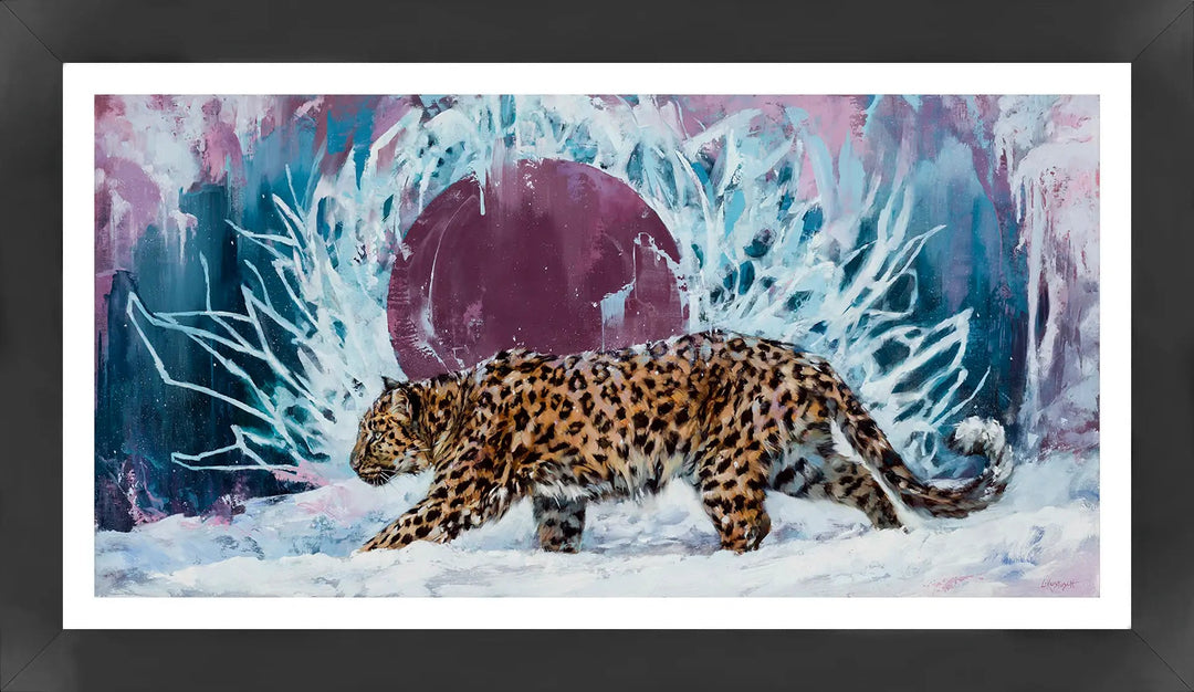 Lindsey Kustusch | The Amur Leopard | Limited Edition Print - Abend Gallery - Lindsey Kustusch