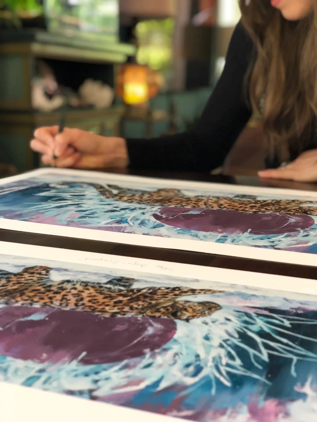 Lindsey Kustusch | The Amur Leopard | Limited Edition Print - Abend Gallery - Lindsey Kustusch