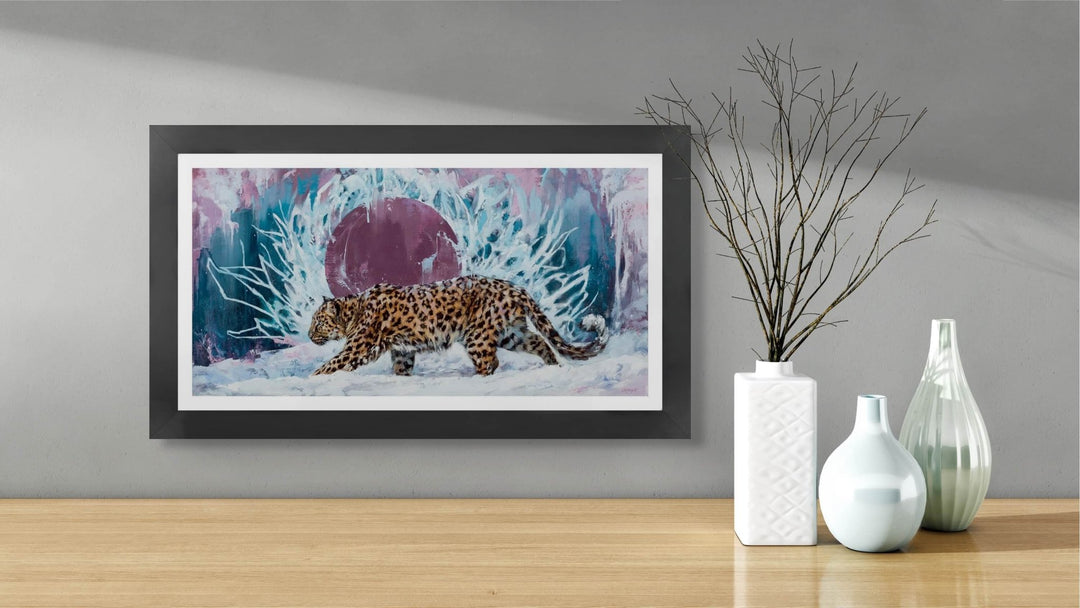 Lindsey Kustusch | The Amur Leopard | Limited Edition Print - Abend Gallery - Lindsey Kustusch