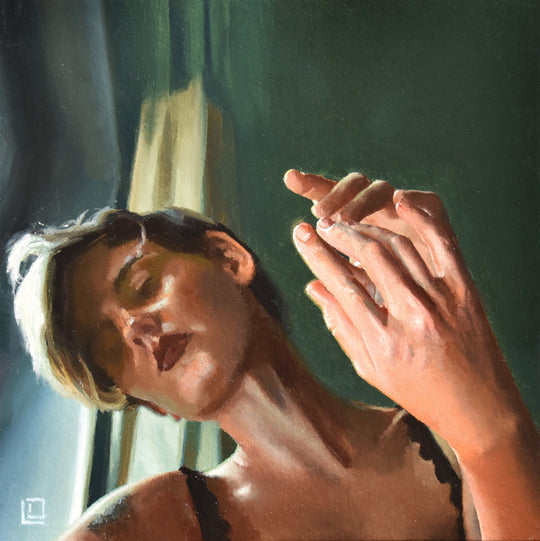 Mirrored Touch by Linda Delahaye - Abend Gallery - Linda Delahaye
