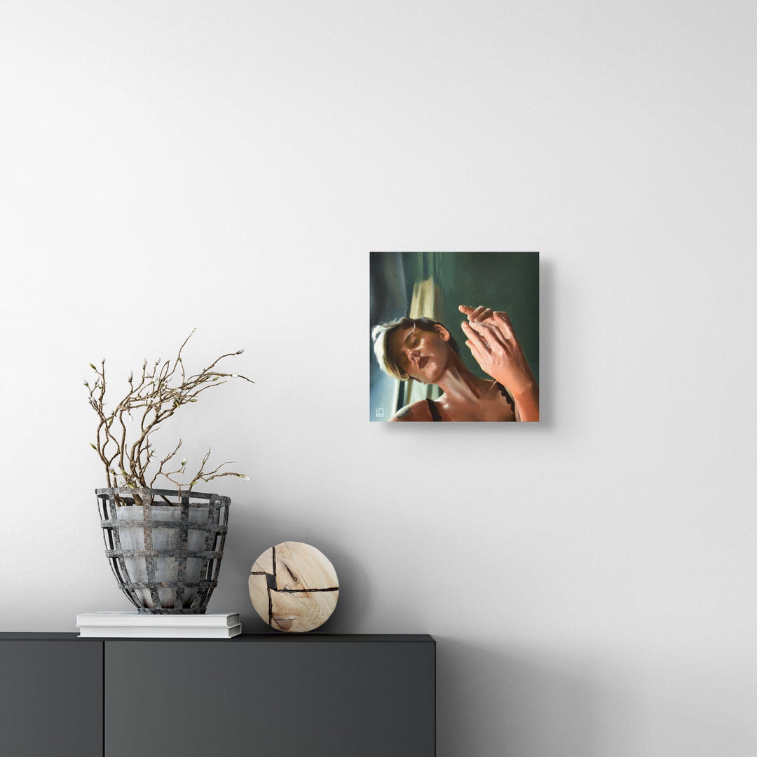 Mirrored Touch by Linda Delahaye - Abend Gallery - Linda Delahaye