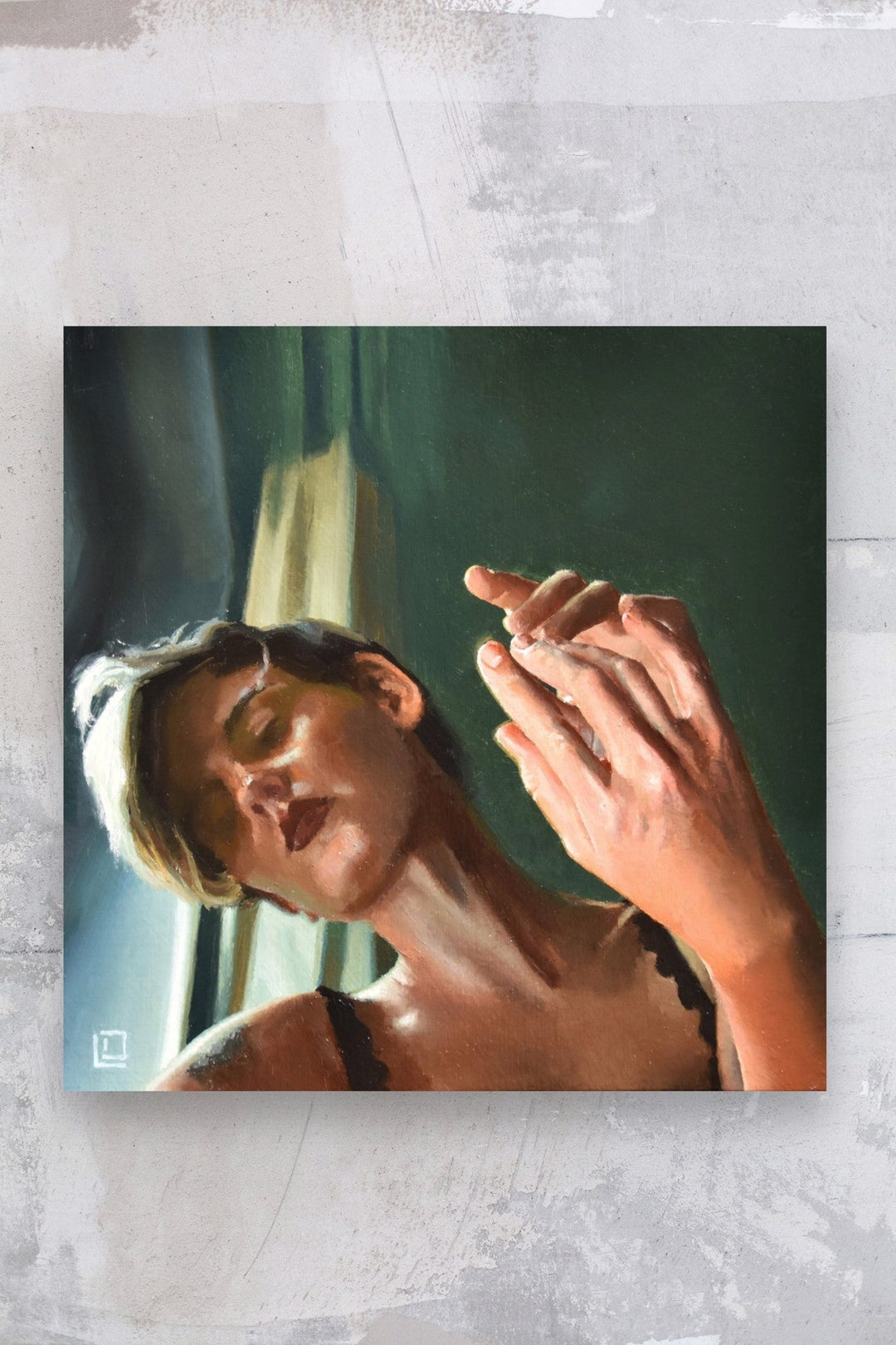 Mirrored Touch by Linda Delahaye - Abend Gallery - Linda Delahaye