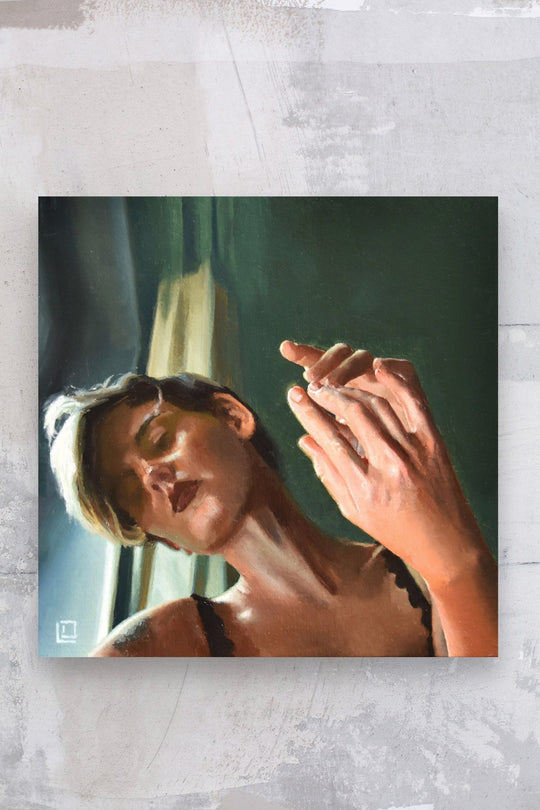 Mirrored Touch by Linda Delahaye - Abend Gallery - Linda Delahaye