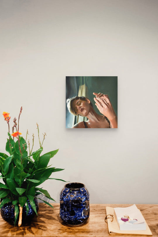 Mirrored Touch by Linda Delahaye - Abend Gallery - Linda Delahaye