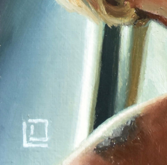 Mirrored Touch by Linda Delahaye - Abend Gallery - Linda Delahaye