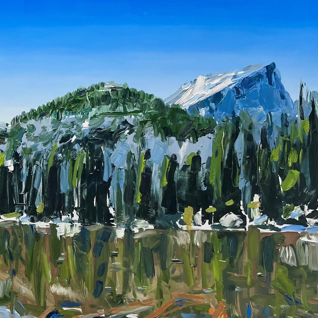 Nymph Lake, Rocky Mountain Park, CO by David Shingler - Abend Gallery - David Shingler