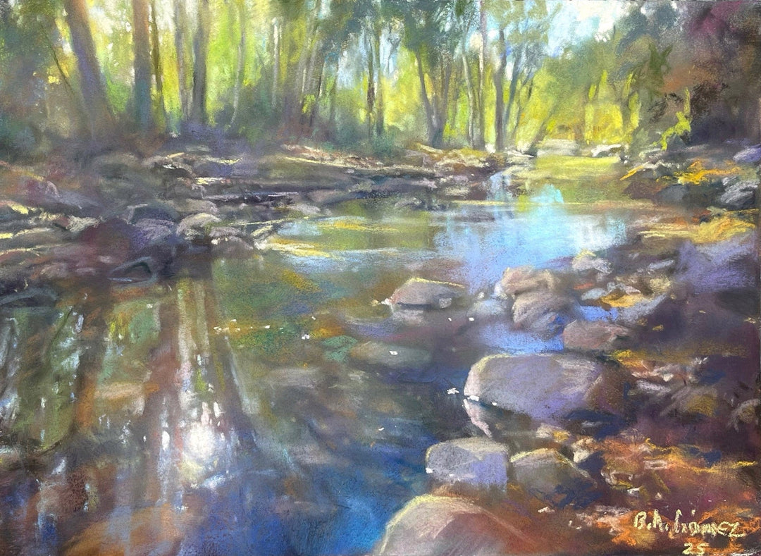 Oak Creek by Bruce A Gómez - Abend Gallery - Bruce A Gómez