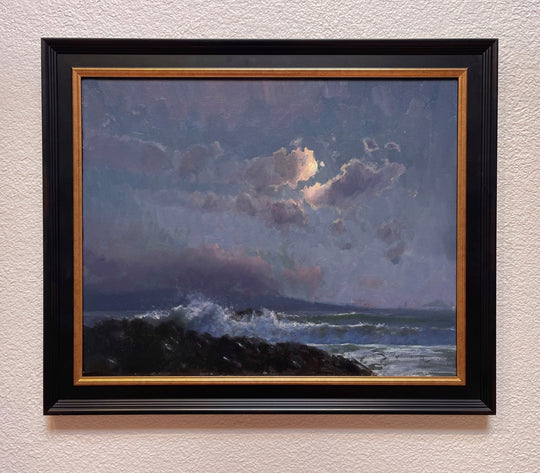 On the Beach at Night Alone... by Devin Michael Roberts - Abend Gallery - Devin Michael Roberts