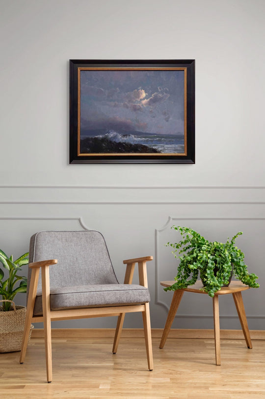 On the Beach at Night Alone... by Devin Michael Roberts - Abend Gallery - Devin Michael Roberts