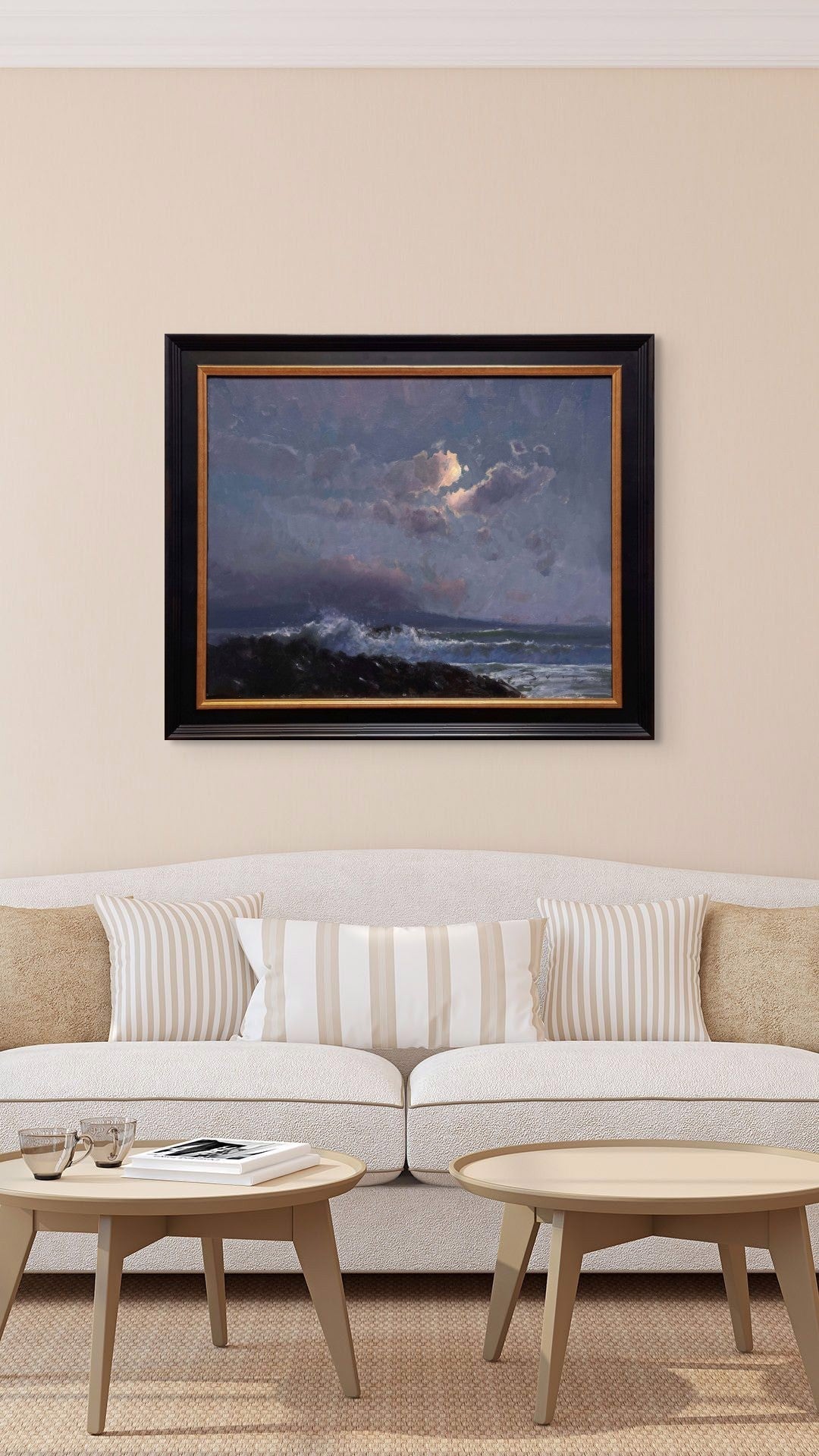 On the Beach at Night Alone... by Devin Michael Roberts - Abend Gallery - Devin Michael Roberts