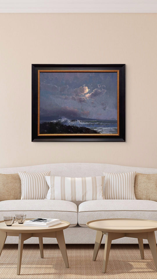 On the Beach at Night Alone... by Devin Michael Roberts - Abend Gallery - Devin Michael Roberts