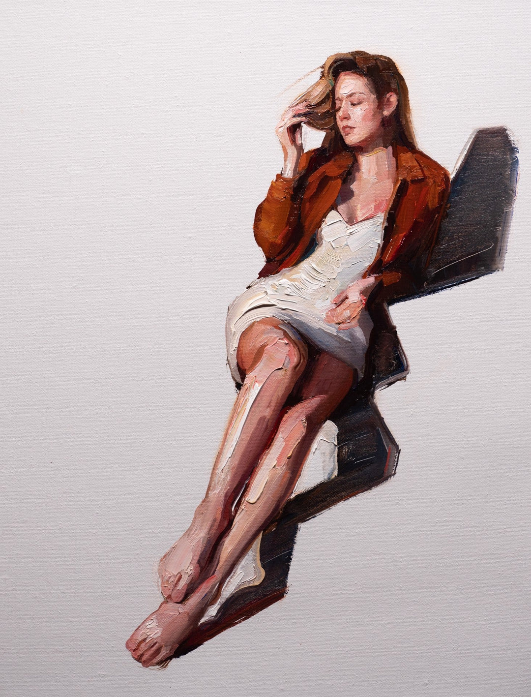 On the Front Steps by Matt Talbert - Abend Gallery - Matt Talbert