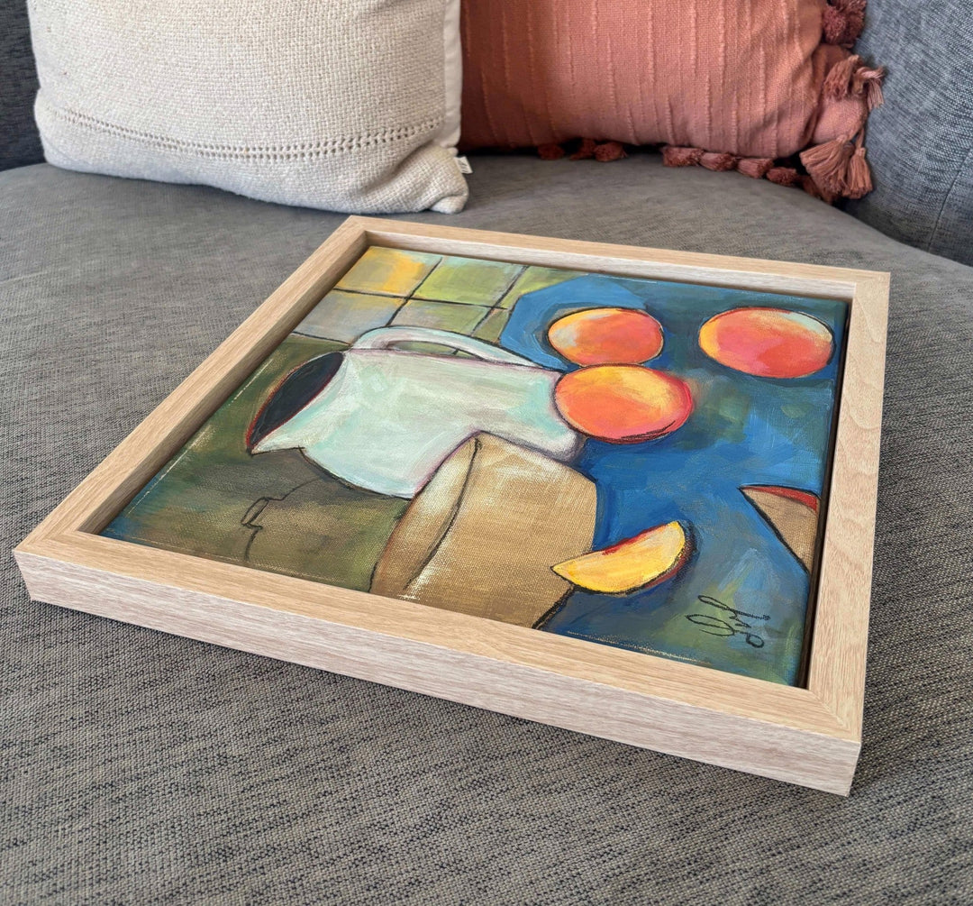 Peaches by Leigh Ann Van Fossan - Abend Gallery - Leigh Ann Van Fossan