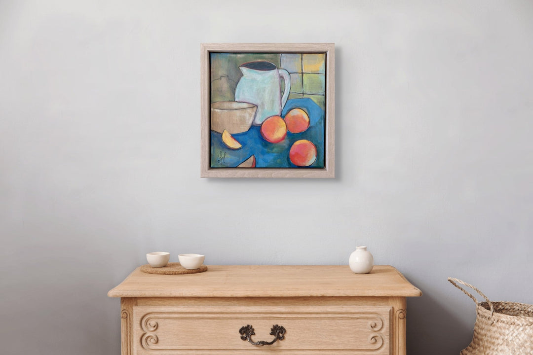 Peaches by Leigh Ann Van Fossan - Abend Gallery - Leigh Ann Van Fossan