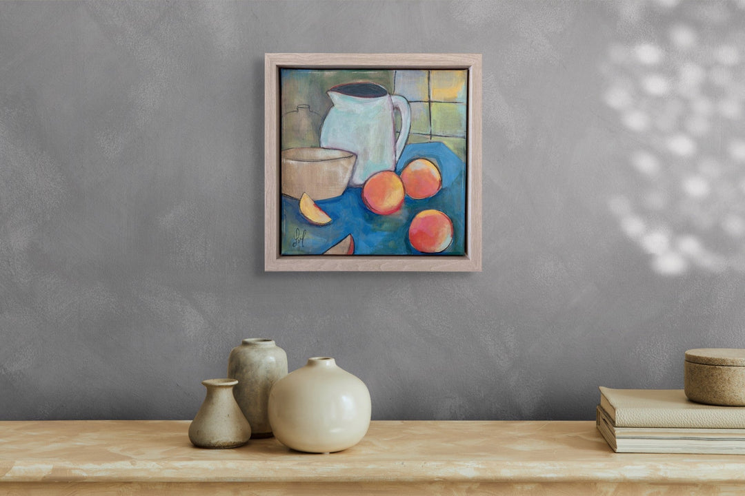Peaches by Leigh Ann Van Fossan - Abend Gallery - Leigh Ann Van Fossan