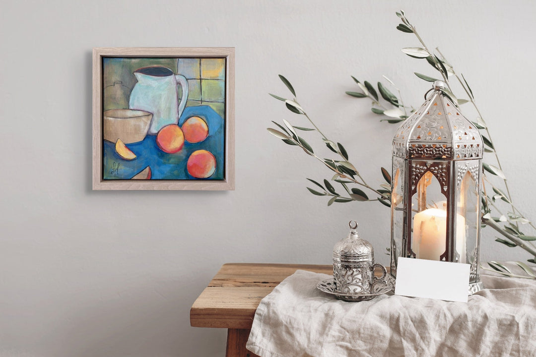 Peaches by Leigh Ann Van Fossan - Abend Gallery - Leigh Ann Van Fossan