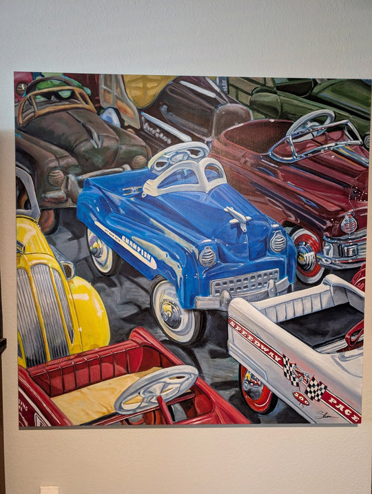 Pedal to the Metal by Shan Fannin - Abend Gallery - Shan Fannin