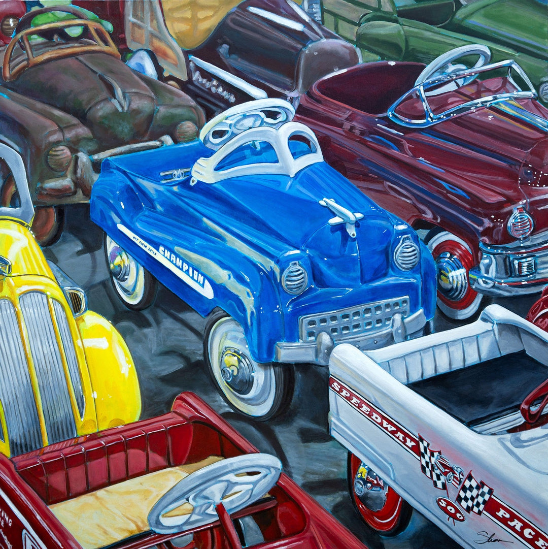 Pedal to the Metal by Shan Fannin - Abend Gallery - Shan Fannin