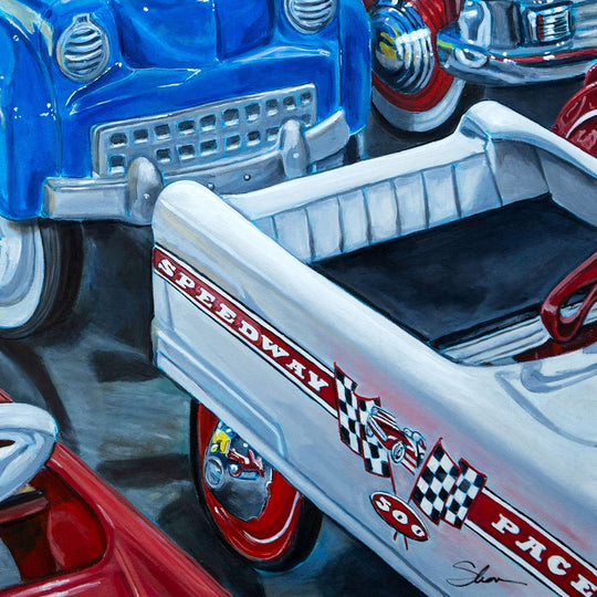 Pedal to the Metal by Shan Fannin - Abend Gallery - Shan Fannin