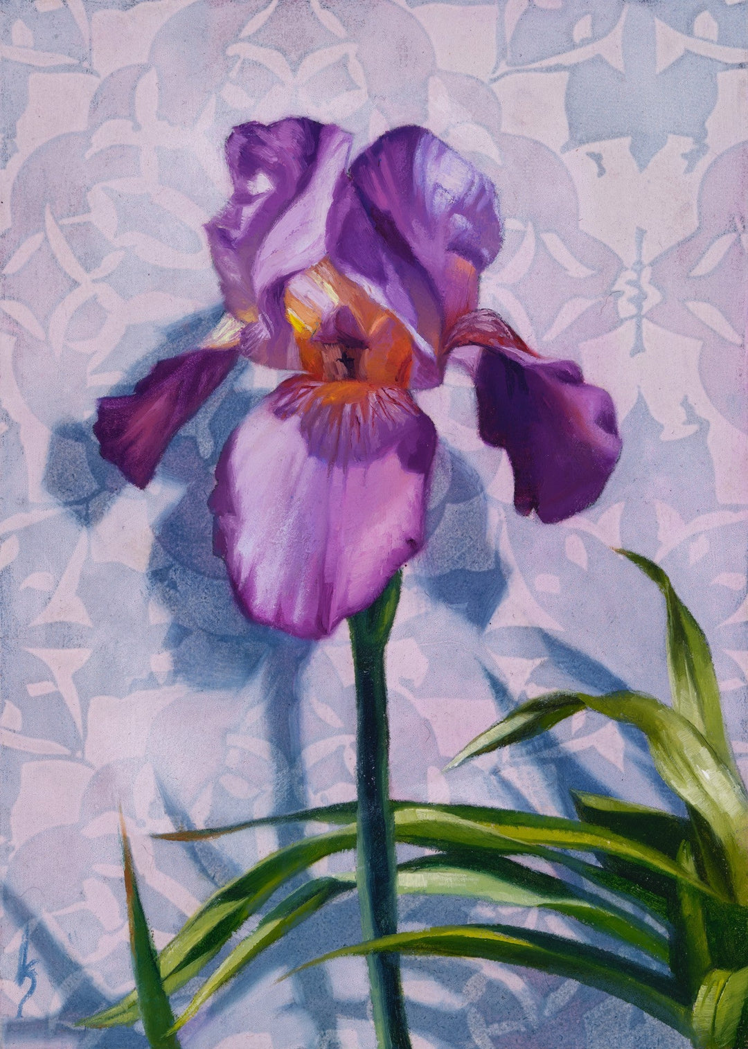 Persistence in Purple by Kirsten Savage - Abend Gallery - Kirsten Savage