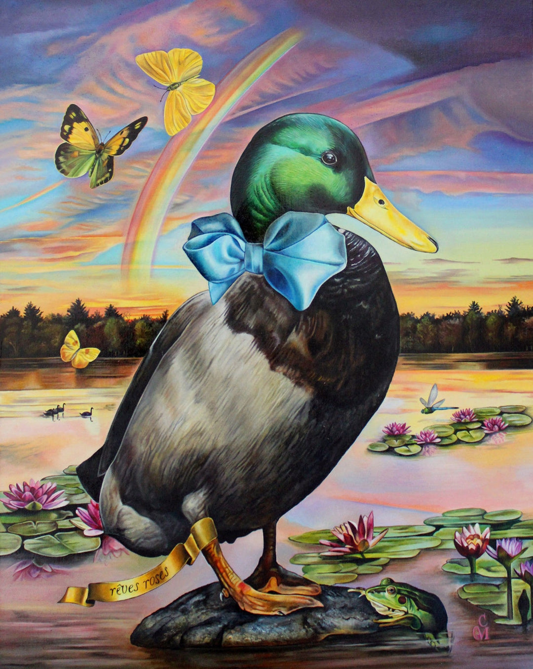 Pink Dreams by Claudia Griesbach-Martucci - Abend Gallery - Claudia Griesbach-Martucci