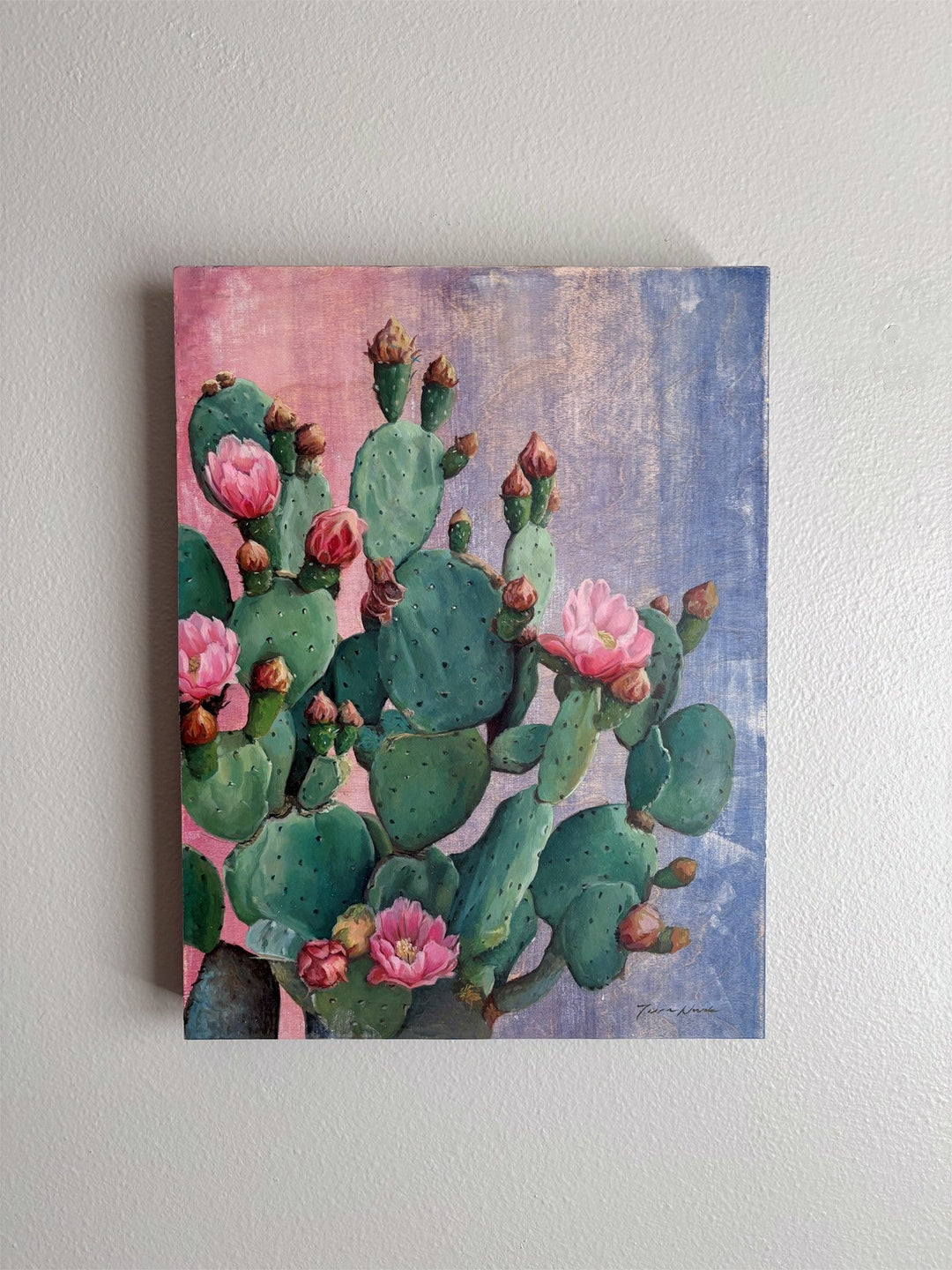 Prickly Pear in Flower by Terra Novak - Abend Gallery - Terra Novak