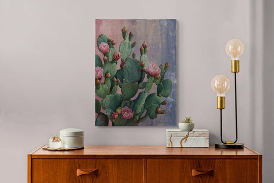 Prickly Pear in Flower by Terra Novak - Abend Gallery - Terra Novak