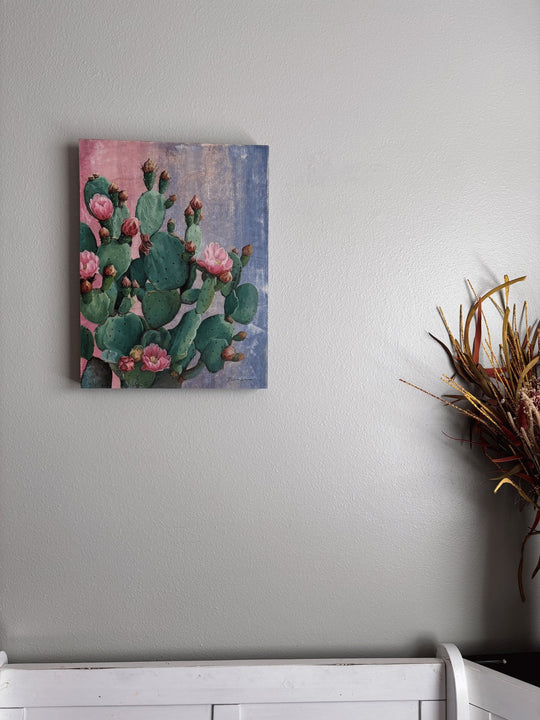Prickly Pear in Flower by Terra Novak - Abend Gallery - Terra Novak