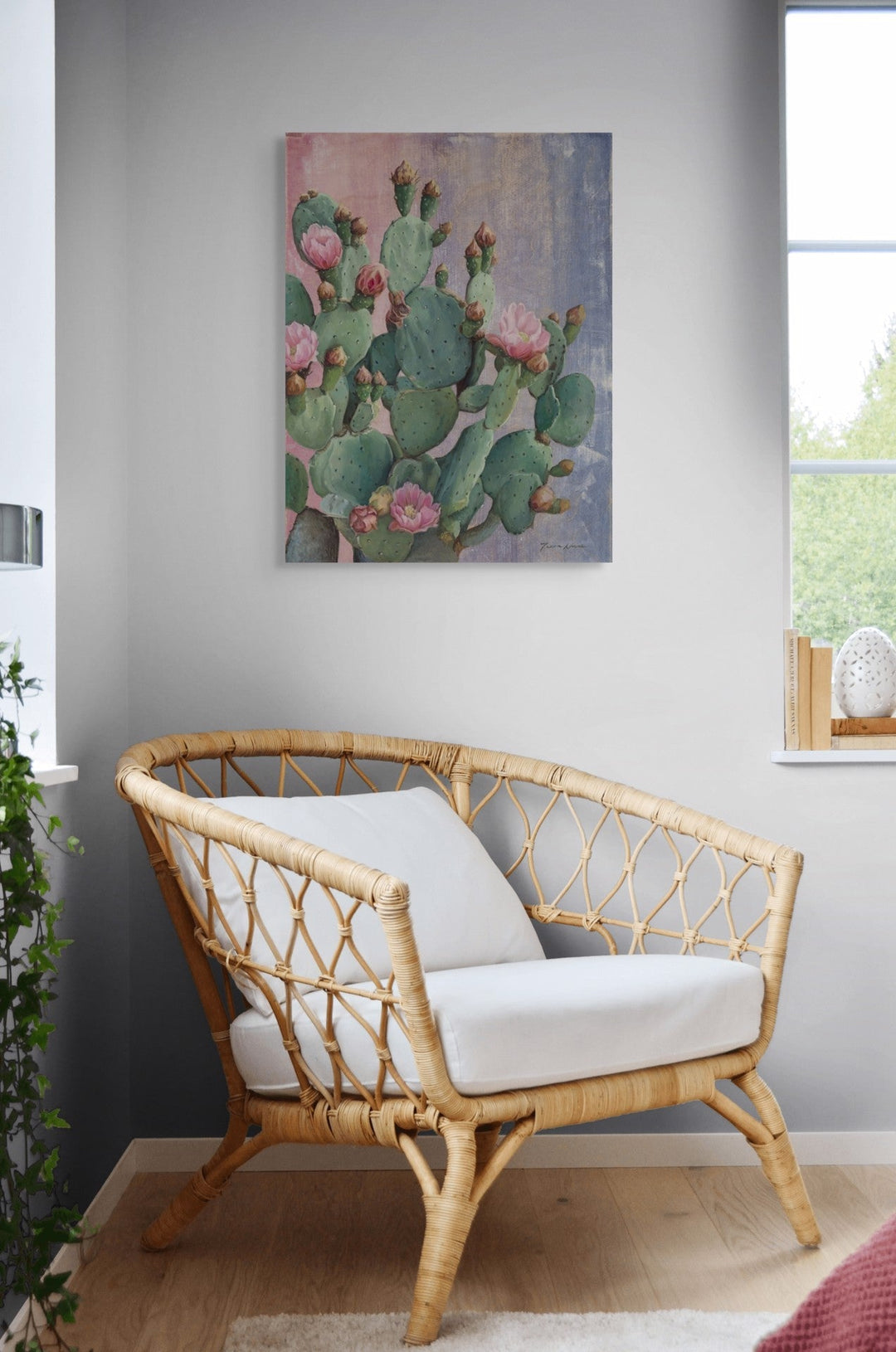 Prickly Pear in Flower by Terra Novak - Abend Gallery - Terra Novak