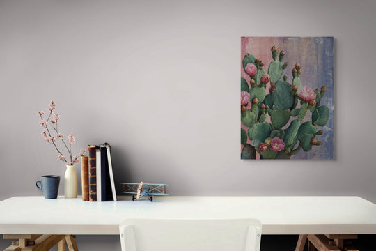 Prickly Pear in Flower by Terra Novak - Abend Gallery - Terra Novak