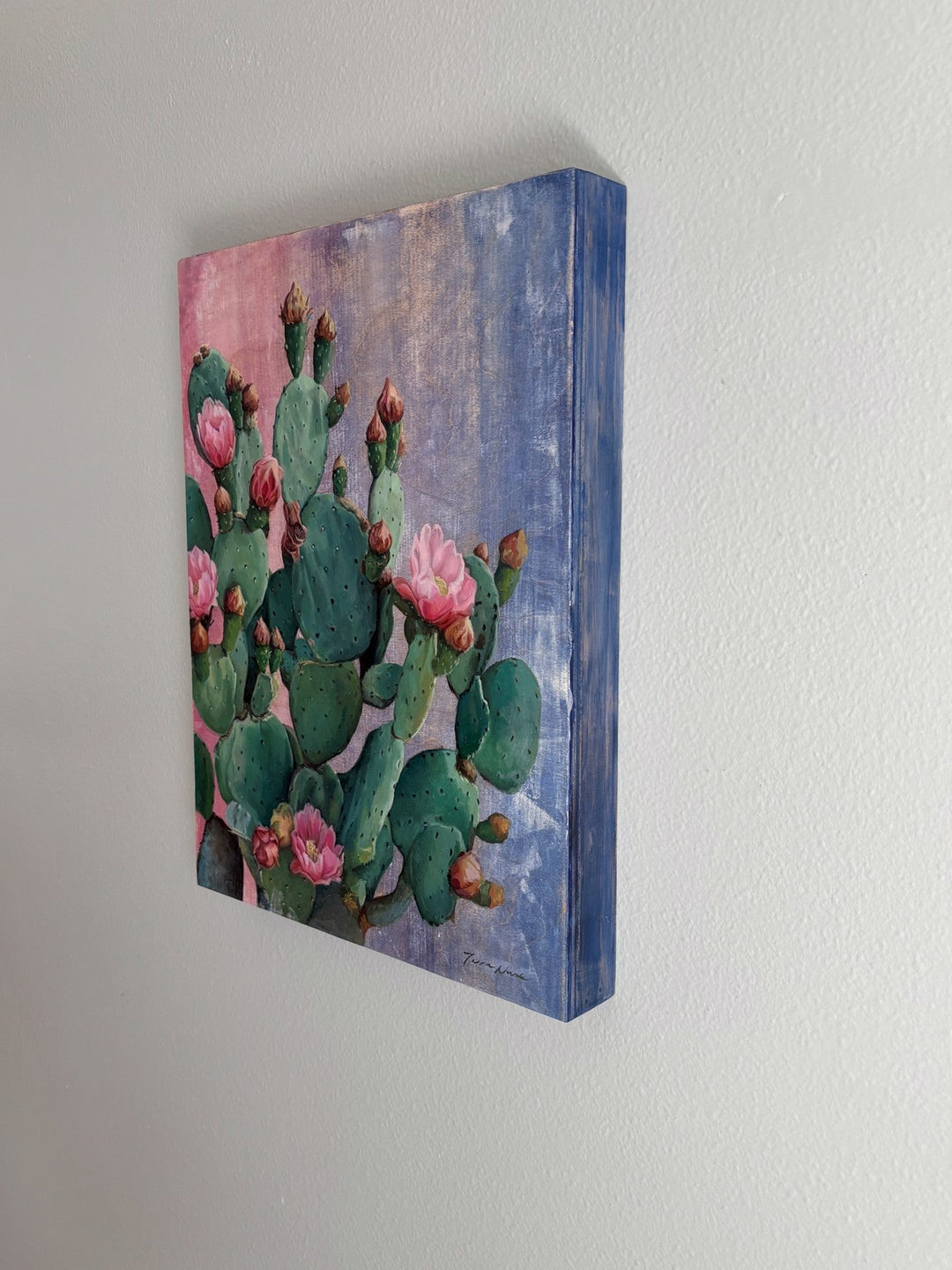 Prickly Pear in Flower by Terra Novak - Abend Gallery - Terra Novak
