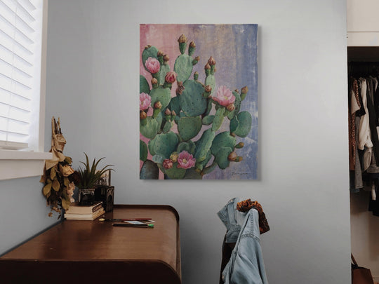 Prickly Pear in Flower by Terra Novak - Abend Gallery - Terra Novak