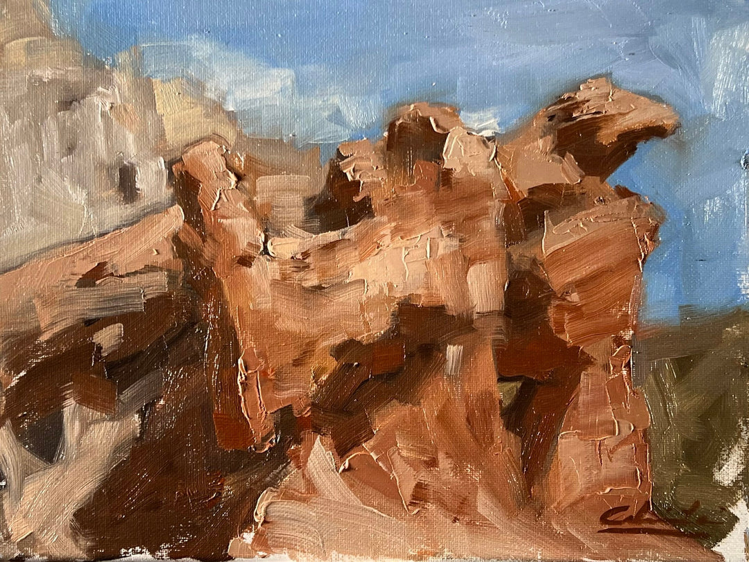 Red Rock Canyon by Calvin Lai - Abend Gallery - Calvin Lai