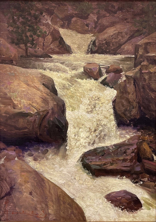 Rushing Water by Diego Glazer - Abend Gallery - Diego Glazer