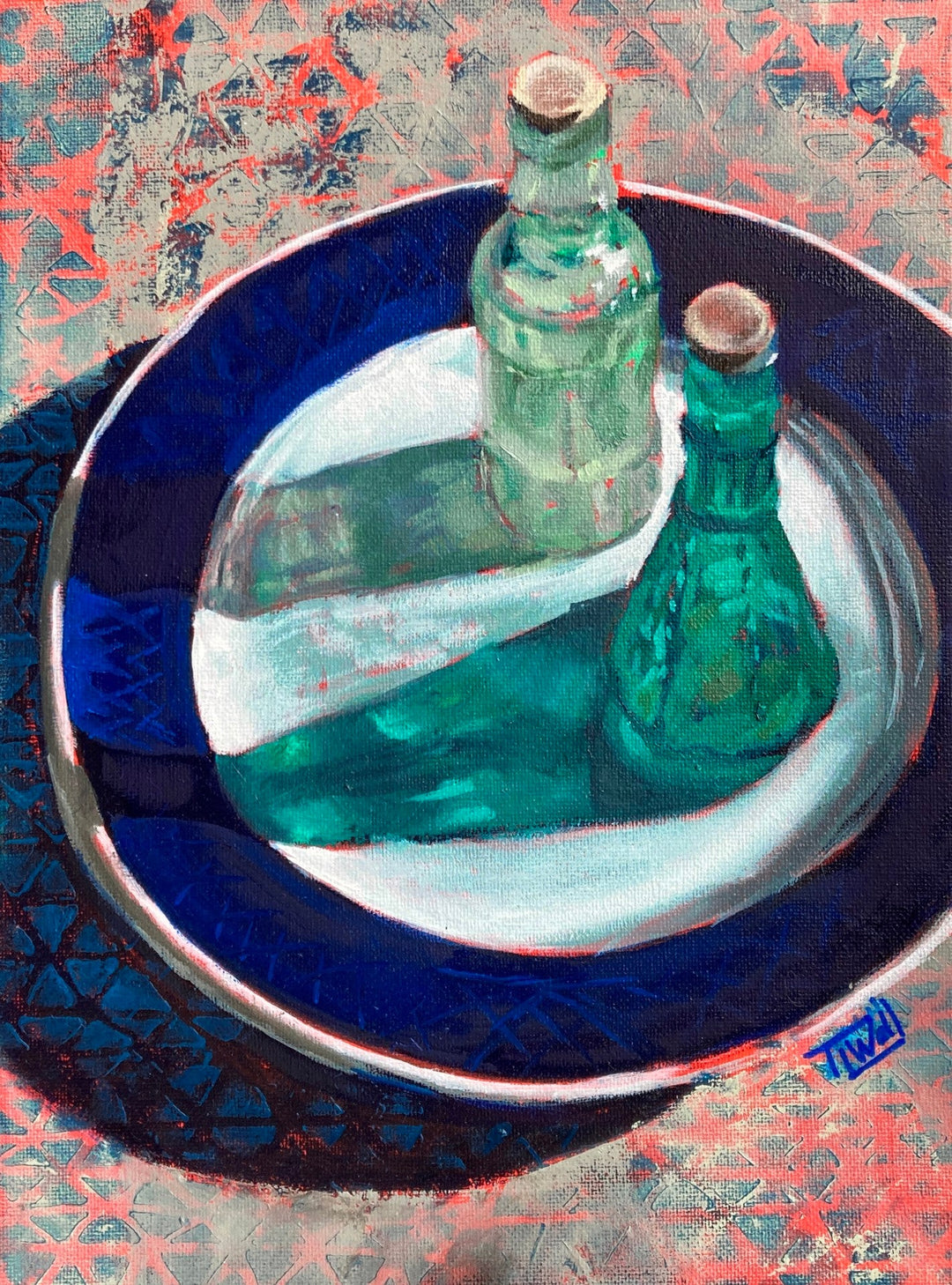 Secret Meeting by Tracy Wall - Abend Gallery - Tracy Wall