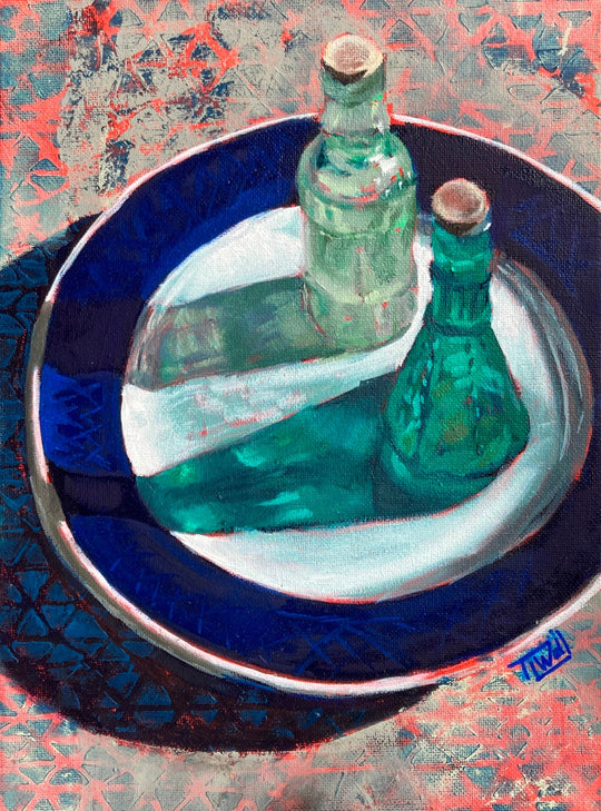 Secret Meeting by Tracy Wall - Abend Gallery - Tracy Wall