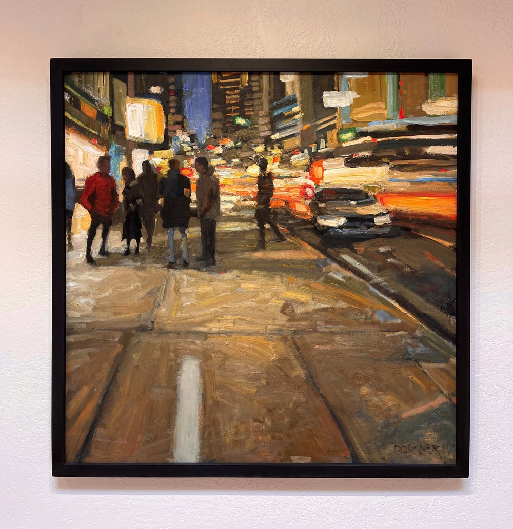 Sidewalk Lights by Jim Beckner - Abend Gallery - Jim Beckner