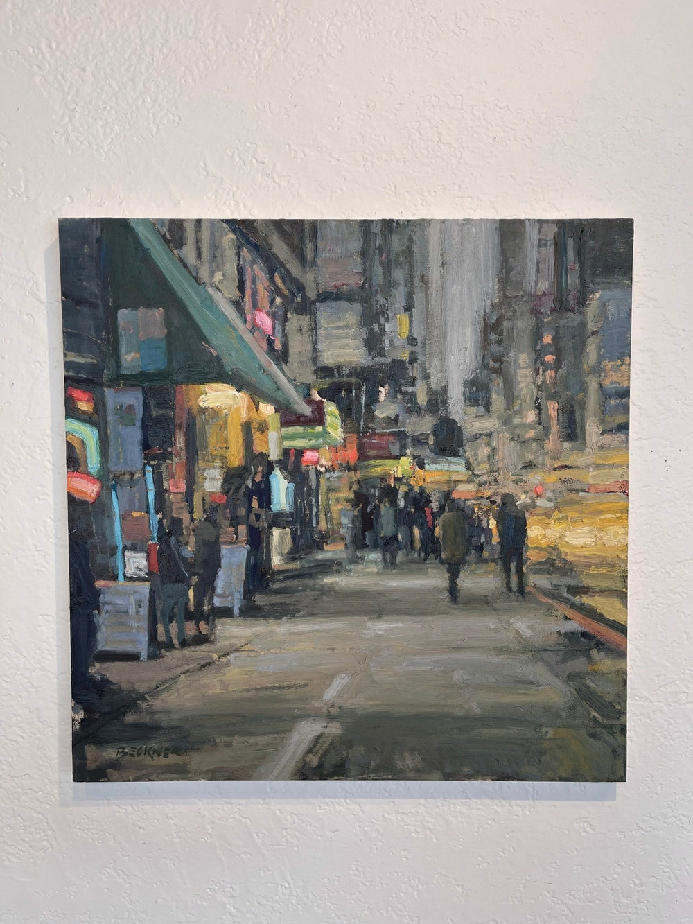 Sidewalks in Greys by Jim Beckner - Abend Gallery - Jim Beckner