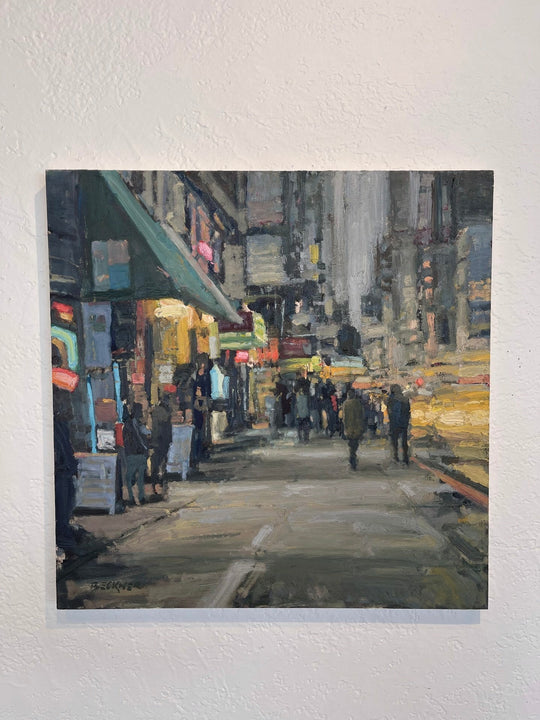 Sidewalks in Greys by Jim Beckner - Abend Gallery - Jim Beckner
